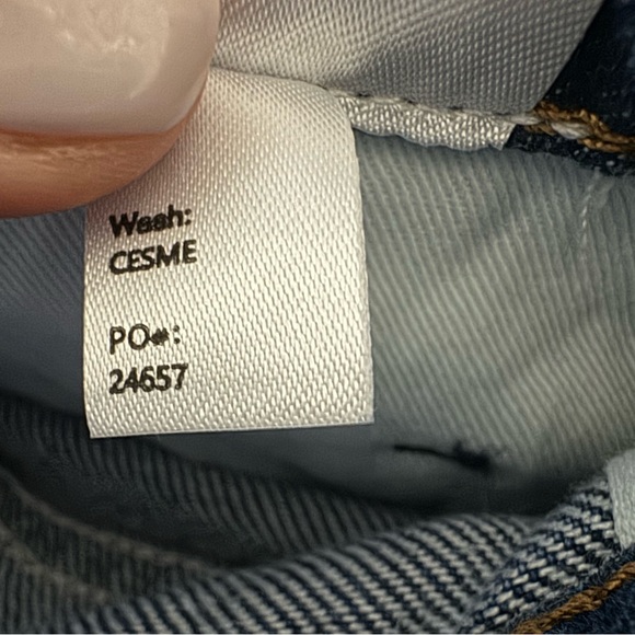 Reformation Cynthia High Rise Straight Long Jeans in cesme size 26 - Picture 12 of 12